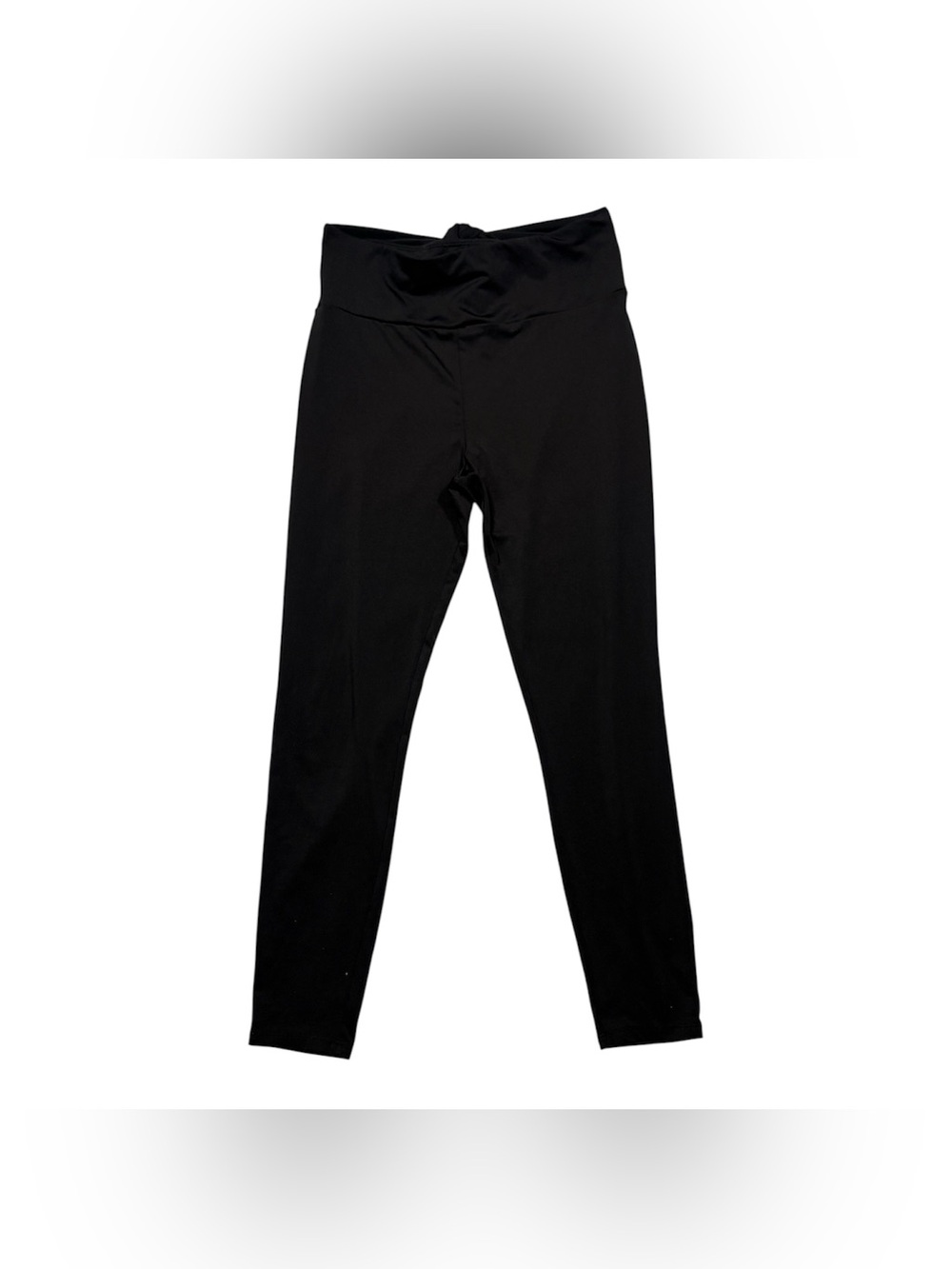 Black Tie-Waist Leggings